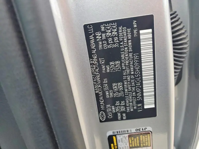 2025 HYUNDAI SANTA FE SEL  
