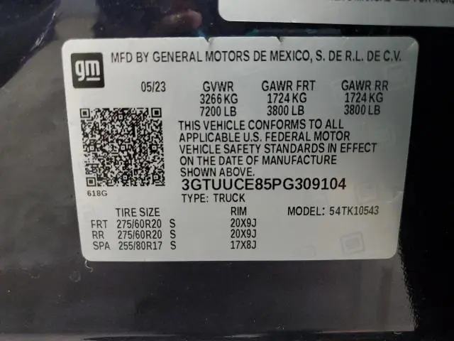 2023 GMC SIERRA K1500 ELEVATION