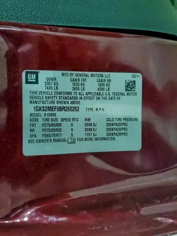 2011 GMC YUKON XL DENALI  