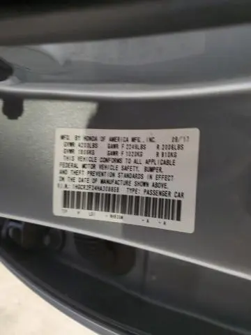 2017 HONDA ACCORD LX  