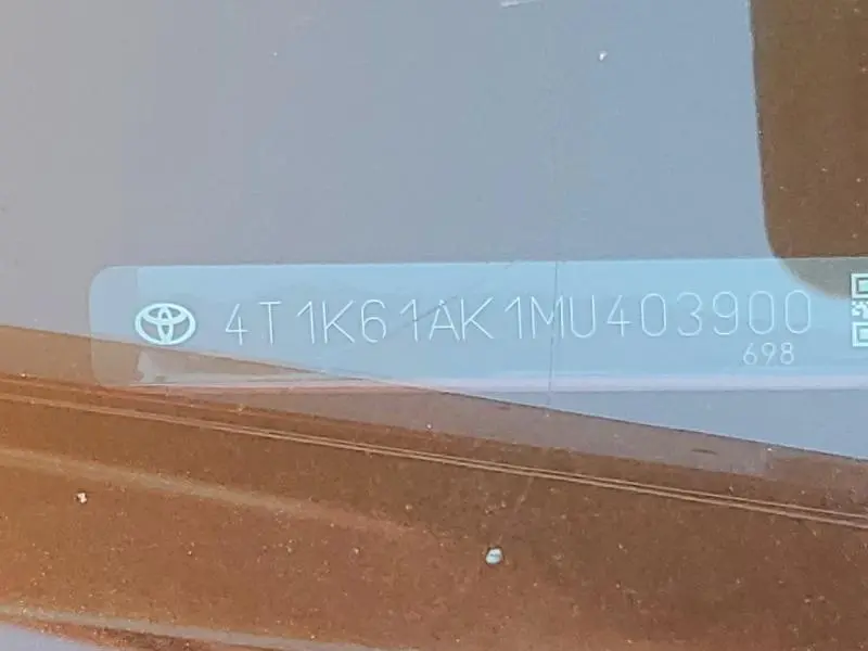 2021 TOYOTA CAMRY XSE  