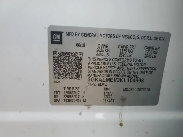 2019 GMC TERRAIN SLE  