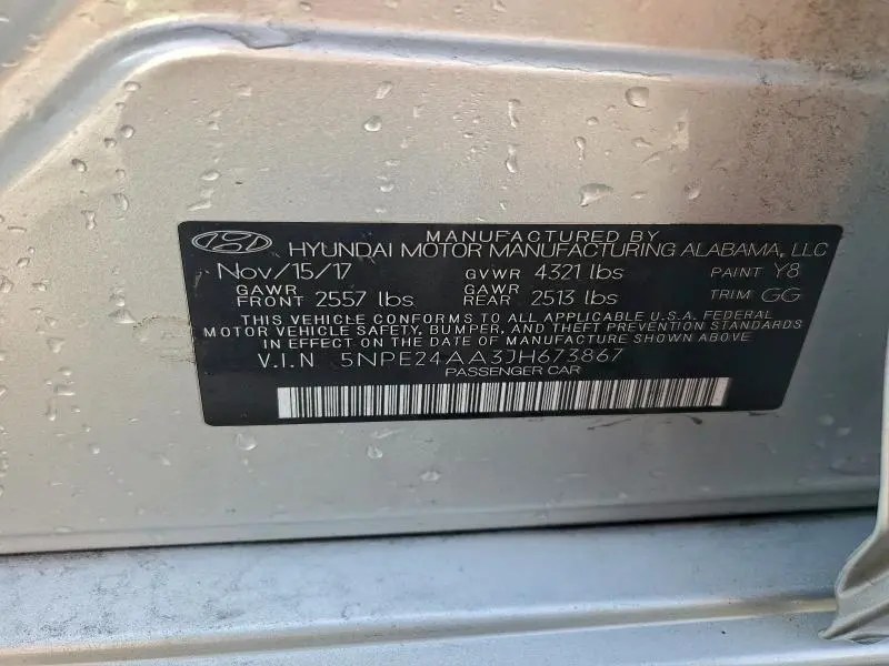 2018 HYUNDAI SONATA ECO  