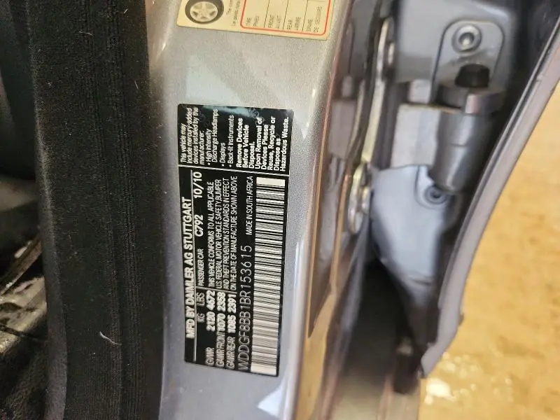 2011 MERCEDES-BENZ C300   