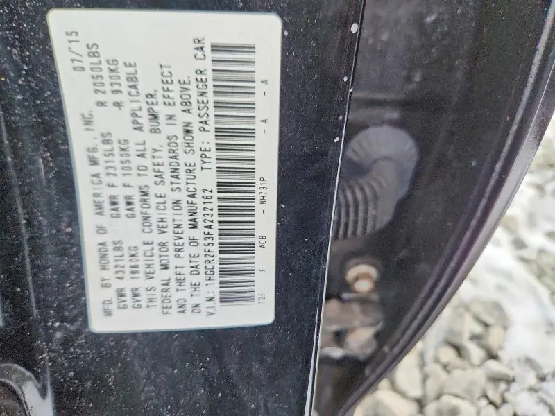 2015 HONDA ACCORD SPORT  