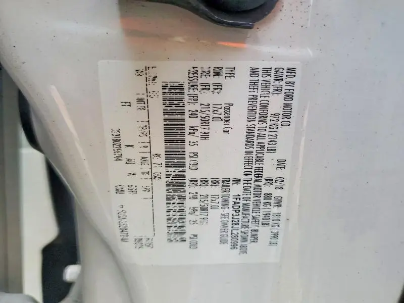 2018 FORD FOCUS TITANIUM  