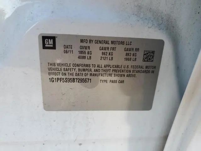 2011 CHEVROLET CRUZE LT  