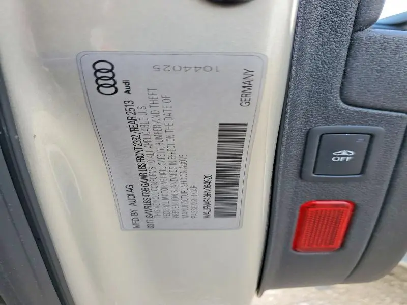2017 AUDI A4 PRESTIGE  