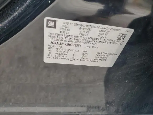 2017 GMC TERRAIN SLE