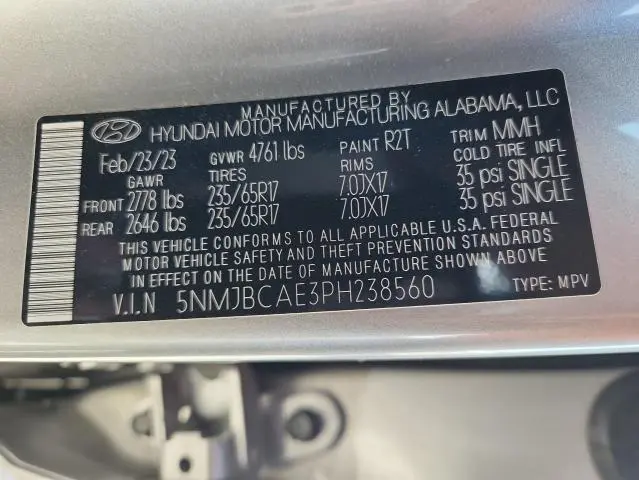 2023 HYUNDAI TUCSON SEL  