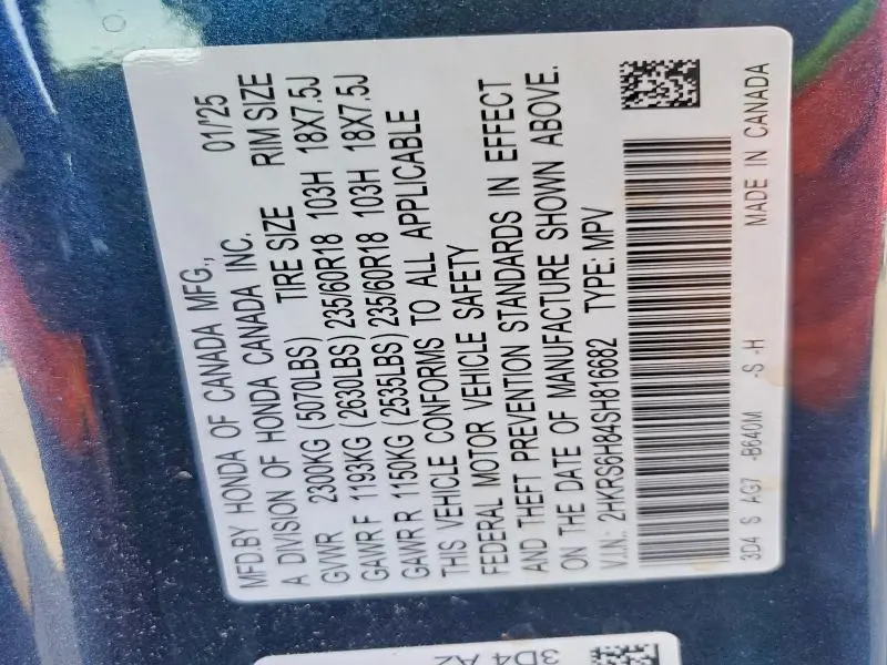 2025 HONDA CR-V SPORT-L  