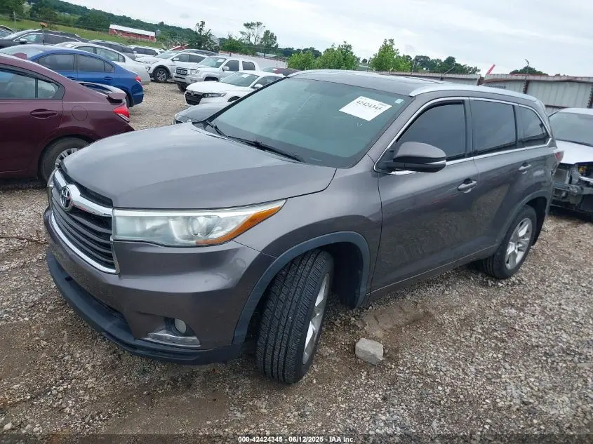 2015 TOYOTA HIGHLANDER LIMITED V6