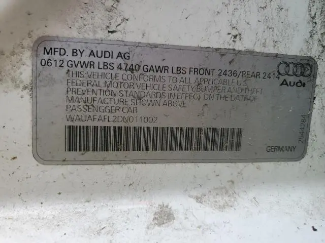 2013 AUDI A4 PREMIUM