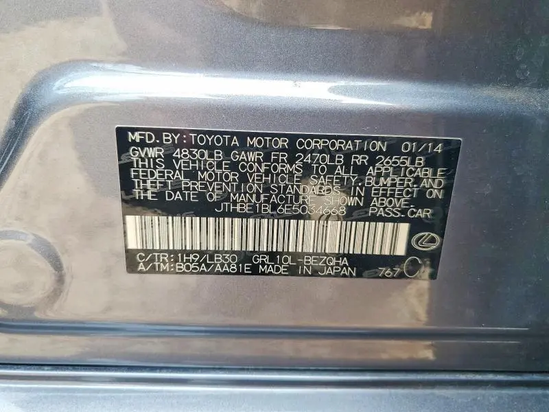 2014 LEXUS GS 350  