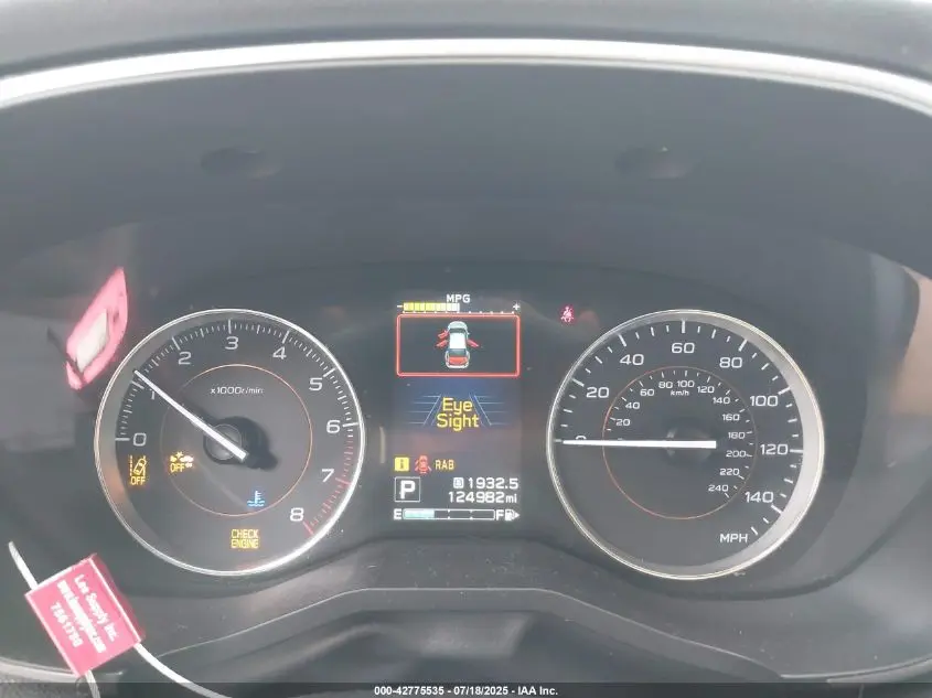 2018 SUBARU CROSSTREK 2.0I LIMITED
