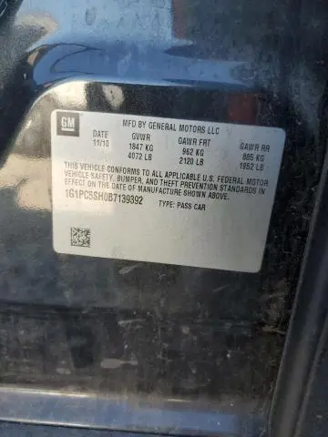 2011 CHEVROLET CRUZE LS  