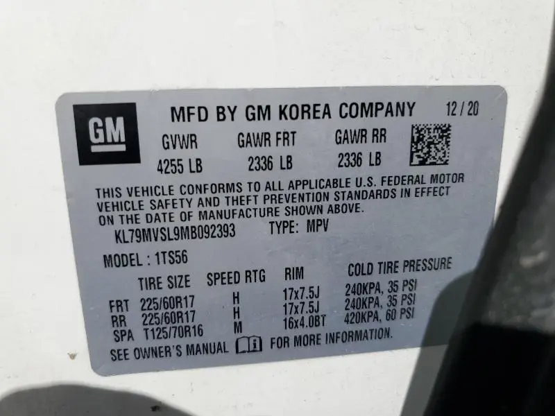 2021 CHEVROLET TRAILBLAZER ACTIV  