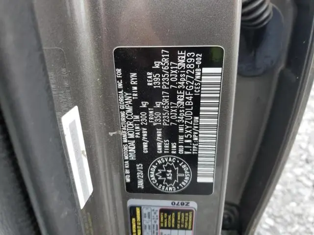 2015 HYUNDAI SANTA FE SPORT   