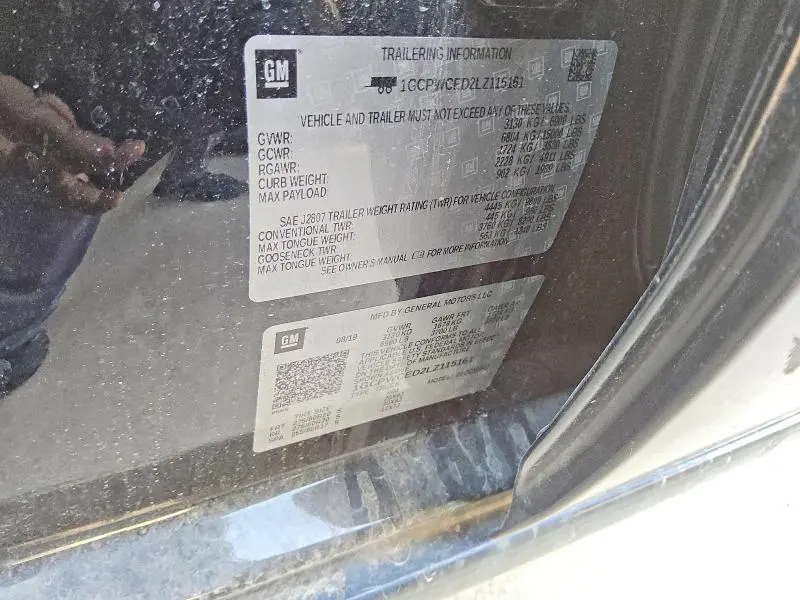 2020 CHEVROLET SILVERADO C1500 LT  