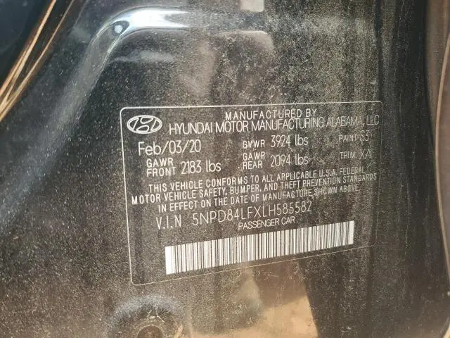2020 HYUNDAI ELANTRA SEL