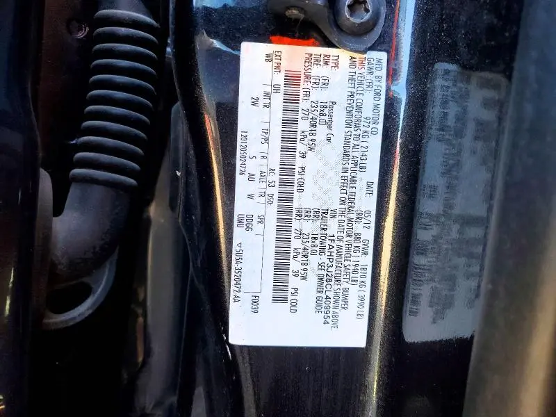 2012 FORD FOCUS TITANIUM  