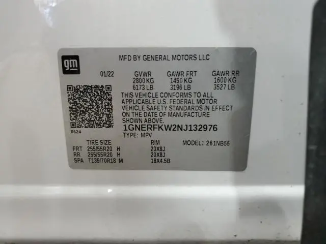 2022 CHEVROLET TRAVERSE LS  