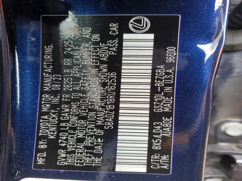 2024 LEXUS ES 350 BASE  