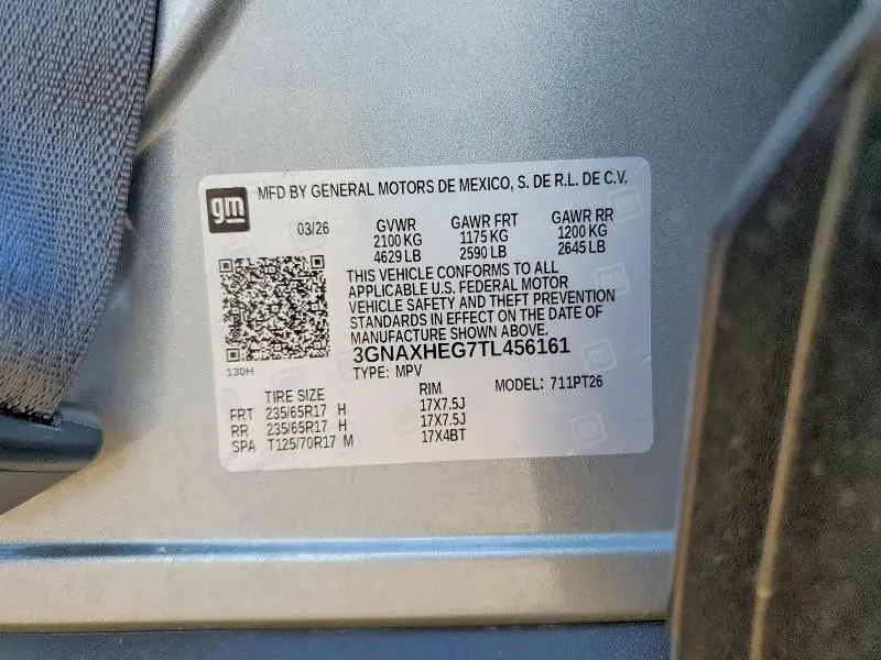 2026 CHEVROLET EQUINOX LT  