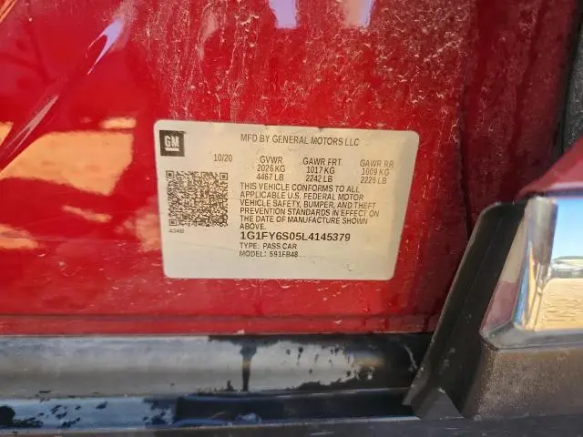 2020 CHEVROLET BOLT EV LT  