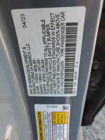 2023 HONDA ACCORD HYBRID SPORT  