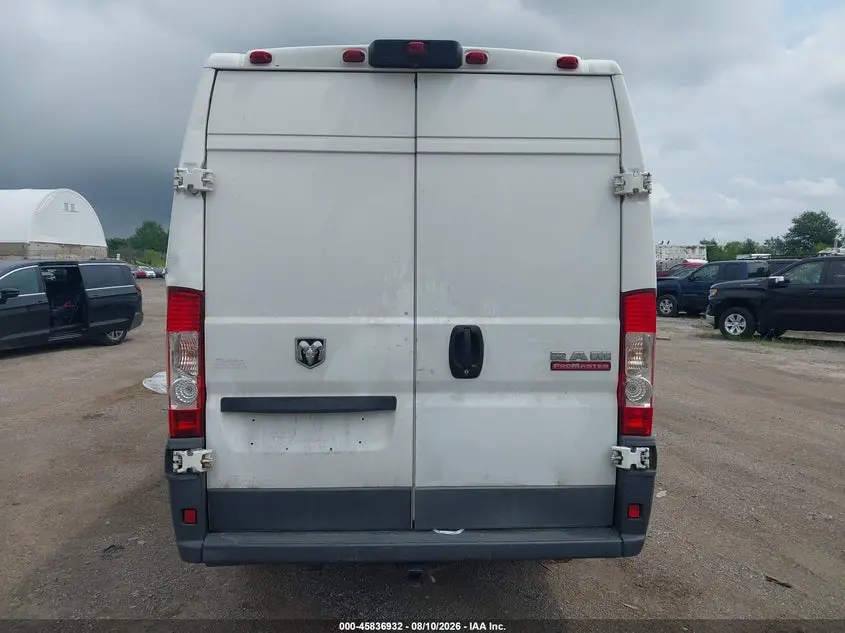 2018 RAM PROMASTER 3500 CARGO VAN HIGH ROOF 159 WB EXT