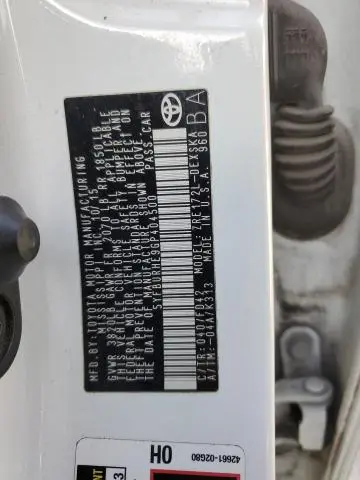 2016 TOYOTA COROLLA L  