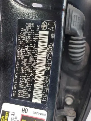 2014 TOYOTA COROLLA L  