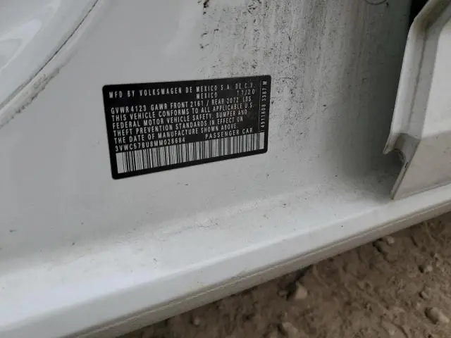 2021 VOLKSWAGEN JETTA S