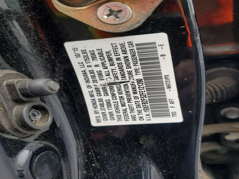 2015 HONDA CIVIC LX  