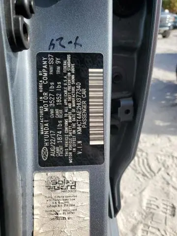 2017 HYUNDAI ACCENT SE  