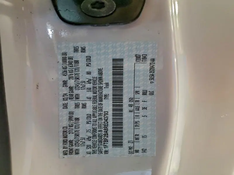 2024 FORD F250 SUPER DUTY  