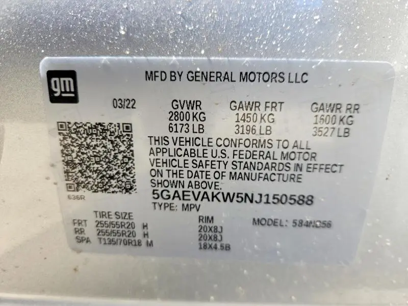 2022 BUICK ENCLAVE ESSENCE  