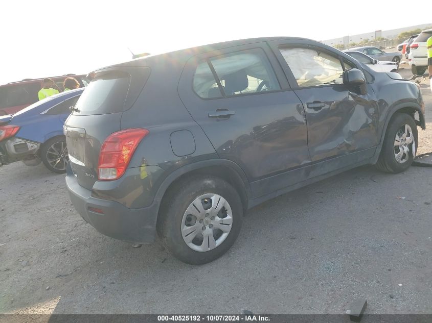 2016 CHEVROLET TRAX 1LS