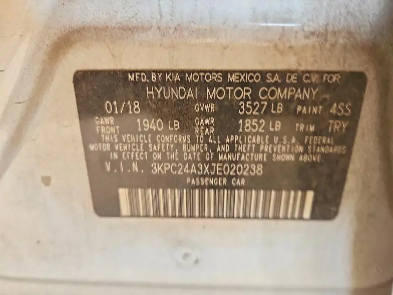 2018 HYUNDAI ACCENT SE  