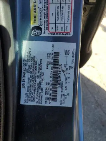 2012 FORD FUSION SEL  