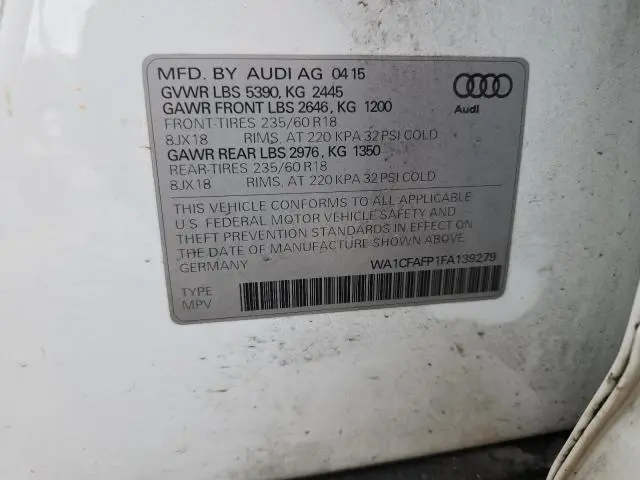 2015 AUDI Q5 PREMIUM