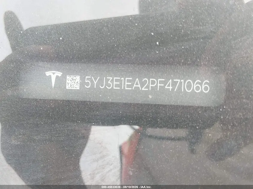 2023 TESLA MODEL 3 REAR-WHEEL DRIVE