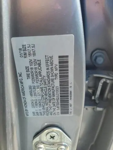 2018 ACURA RDX TECHNOLOGY  