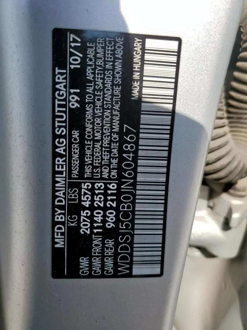 2018 MERCEDES-BENZ CLA 45 AMG  