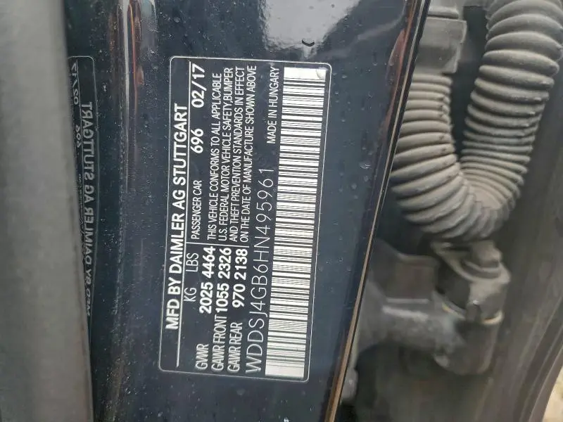 2017 MERCEDES-BENZ CLA 250 4MATIC  