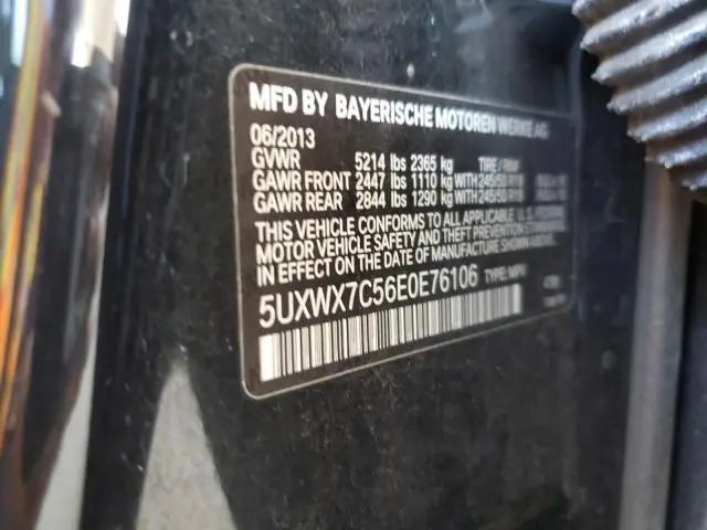 2014 BMW X3 XDRIVE35I  