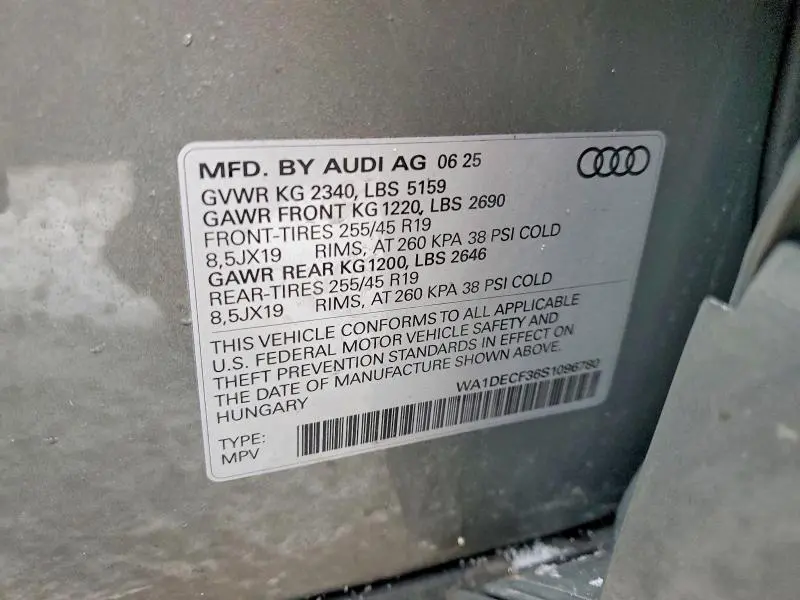 2025 AUDI Q3 PREMIUM S LINE 45  