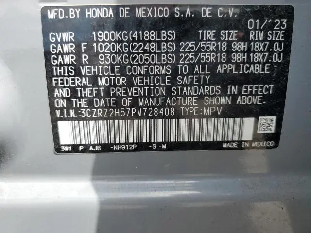 2023 HONDA HR-V SPORT  