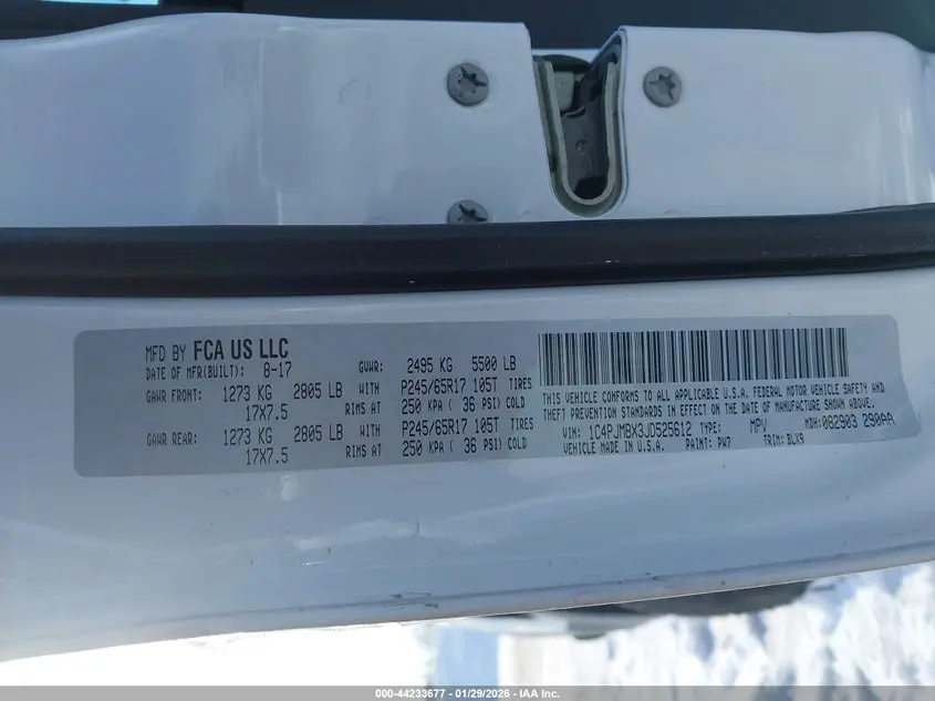 2018 JEEP CHEROKEE TRAILHAWK 4X4